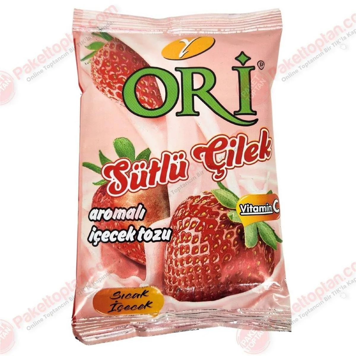 Sütlü Çilek Aromalı İçecek Tozu